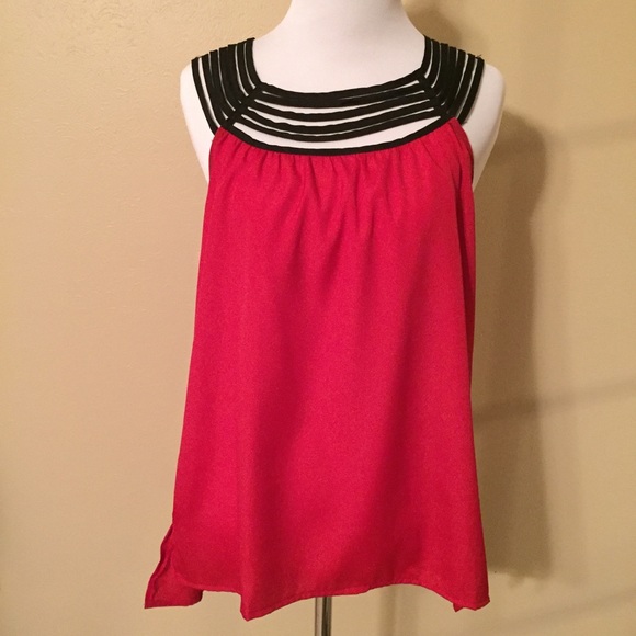 Umgee Tops - Umgee Black Trimmed Top